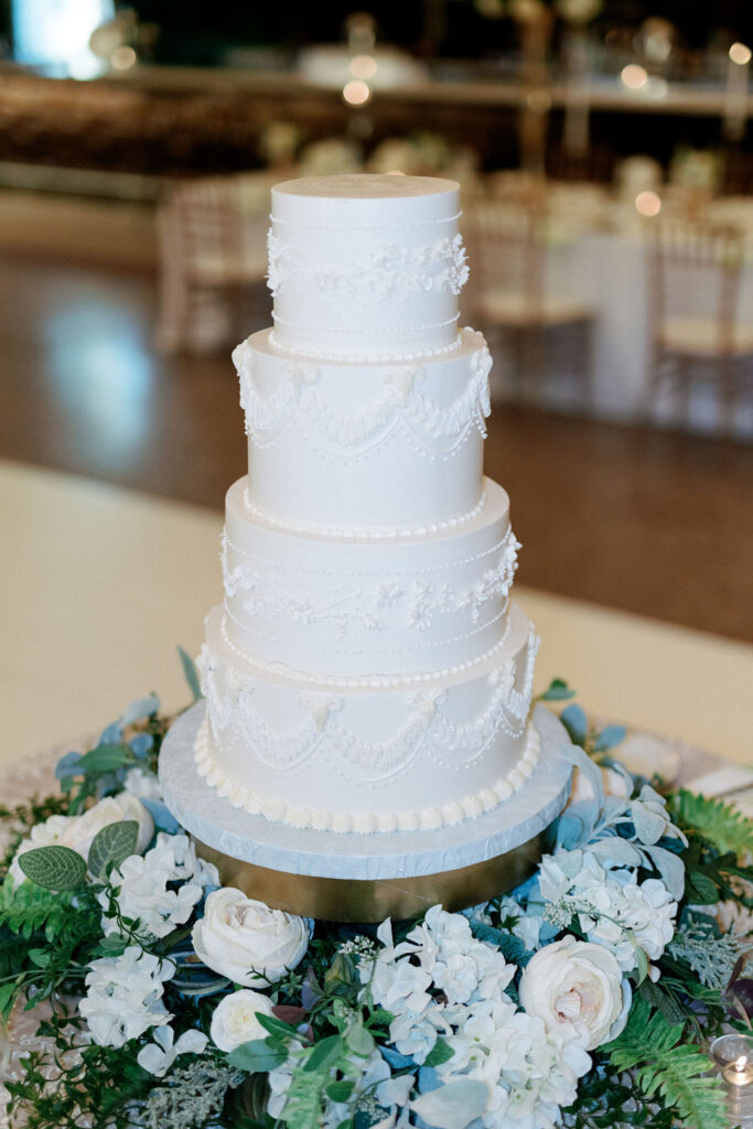 Wedding Cake displayed at Union Station Hotel Wedding St Louis