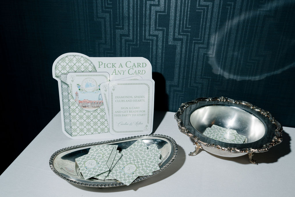 guest book custom deck of cards