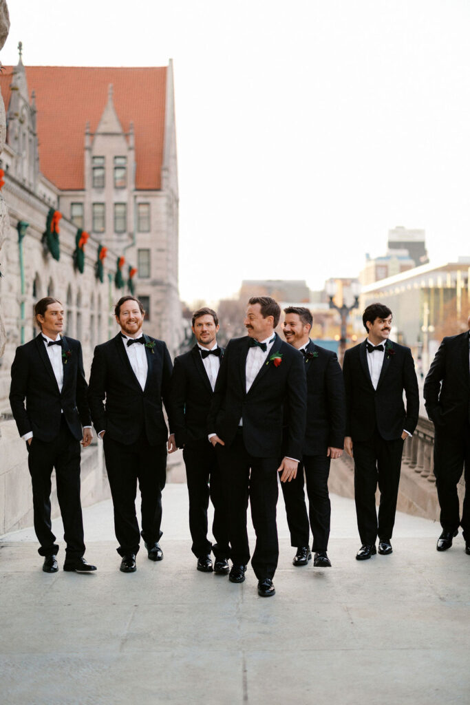 St Louis Union Station groomsmen