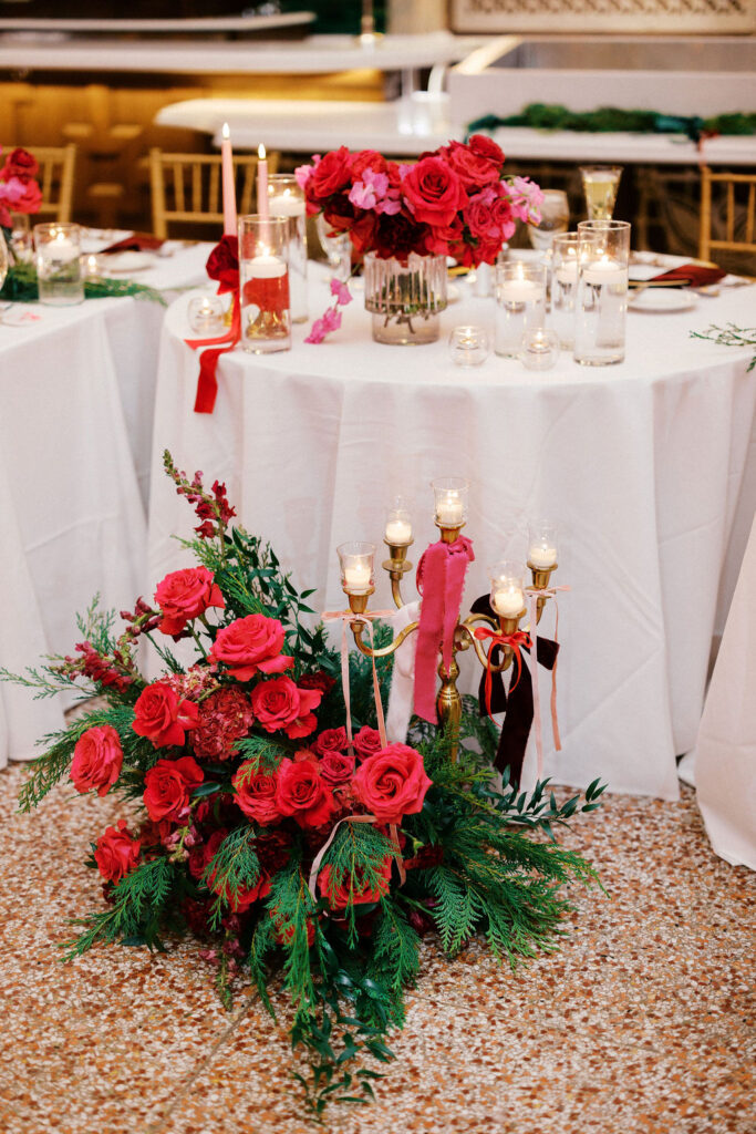 St Louis Union Station sweetheart table